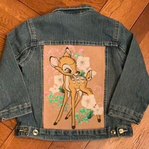 Embellished Bambi Disney Disneyland Denim Toddler Jacket